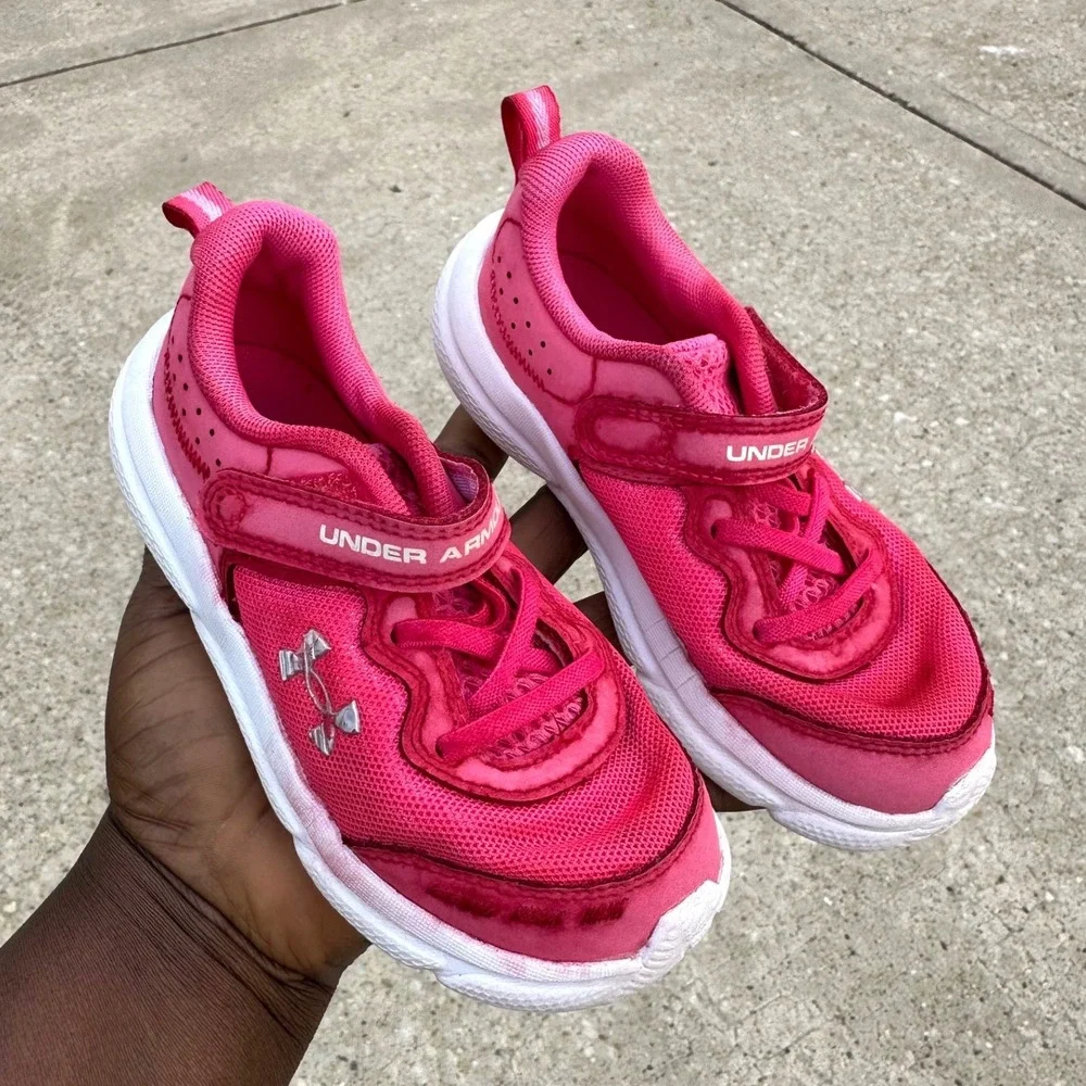 Under Armour Kids' Assert 10 Running Sneakers Toddler Girl Size 10 Pink